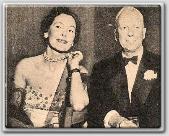 Now here is a couple all of Hollywood is proud of--beautiful Maureen O'Sullivan and her director husband, John Farrow.  The Farrows are blessed with seven wonderful youngsters.